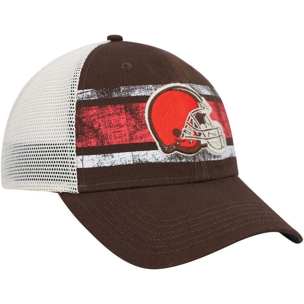 47 brand Cleveland Browns '47 Interlude MVP Trucker Snapback Hat Brown/White