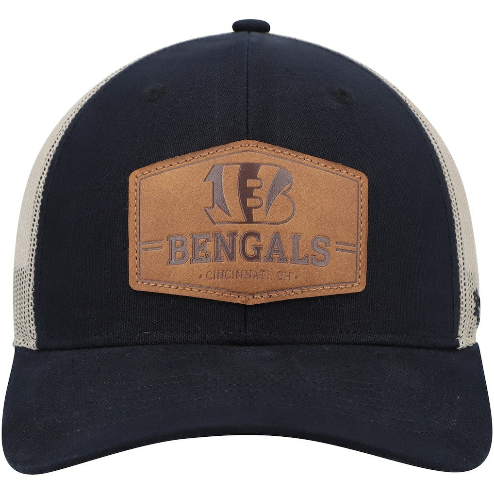 47 brand Cincinnati Bengals '47 Rawhide Trucker Adjustable Hat Dark Navy/Natural