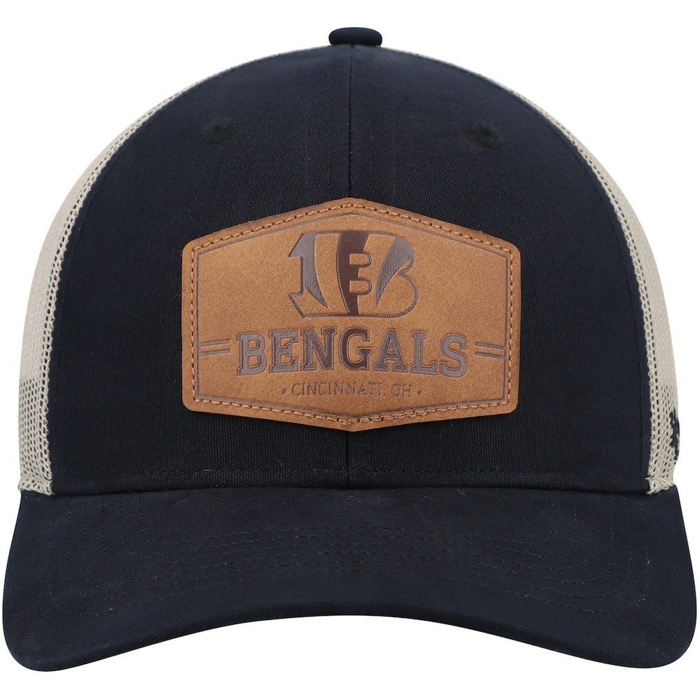 47 brand Cincinnati Bengals '47 Rawhide Trucker Adjustable Hat Dark Navy/Natural