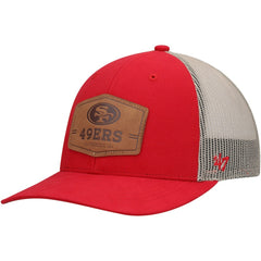 47 brand San Francisco 49ers '47 Rawhide Trucker Adjustable Hat Scarlet/Natural