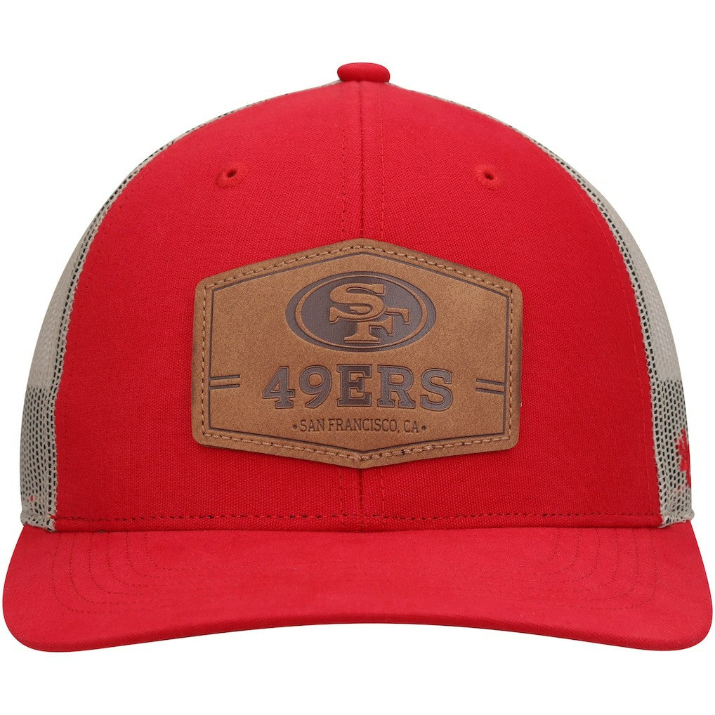 47 brand San Francisco 49ers '47 Rawhide Trucker Adjustable Hat Scarlet/Natural