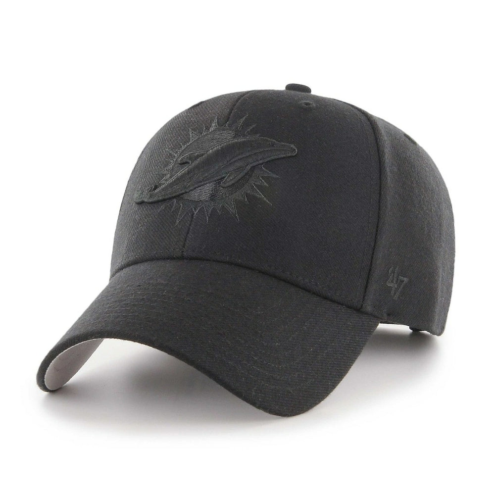 47 brand Miami Dolphins '47 Tonal MVP Adjustable Hat Black