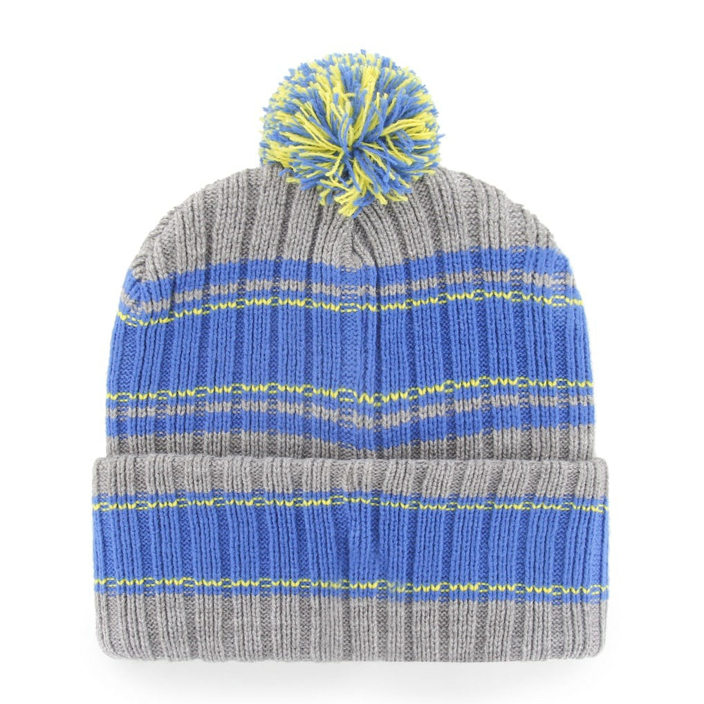 47 brand Los Angeles Rams '47 Rexford Cuffed Knit Hat with Pom Graphite