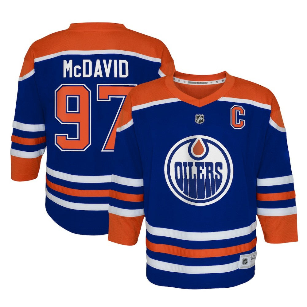 Connor McDavid Edmonton Oilers Youth Home Replica Player Jersey - Royal - NHL 4845420