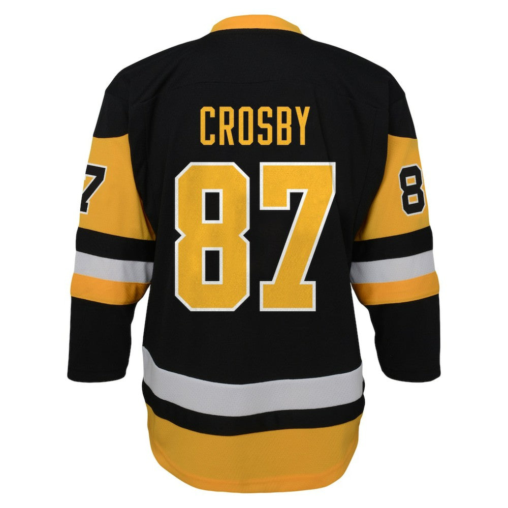 Sidney Crosby Pittsburgh Penguins Youth Captain Patch Home Replica Player Jersey - Black - NHL 4845421
