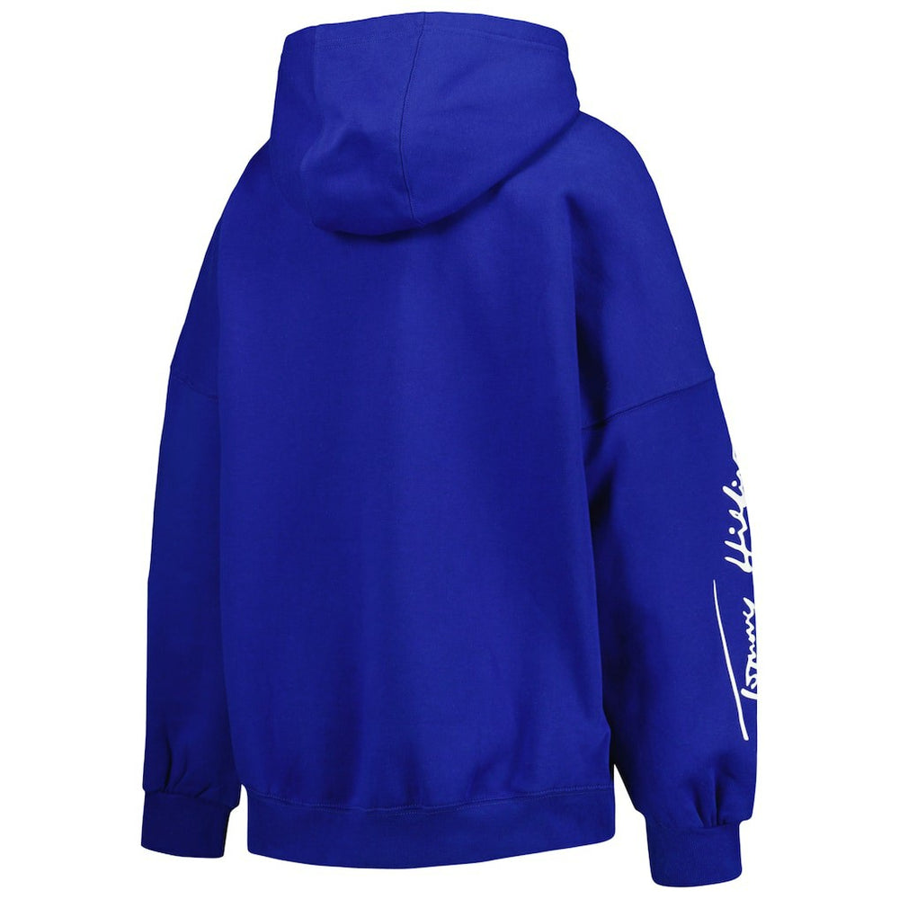 Los Angeles Rams Tommy Hilfiger Women's Becca Drop Shoulder Pullover Hoodie Royal