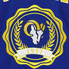Los Angeles Rams Tommy Hilfiger Women's Becca Drop Shoulder Pullover Hoodie Royal