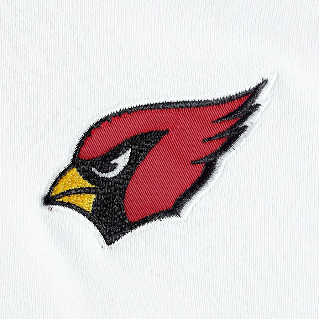 Arizona Cardinals DKNY Sport Women's Bobbi Color Blocked Pullover Hoodie White/Cardinal