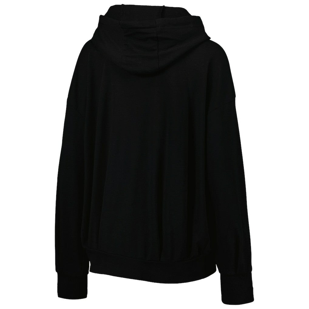 Carolina Panthers MSX by Michael Strahan Women's Emerson Lightweight Full-Zip Hoodie Black