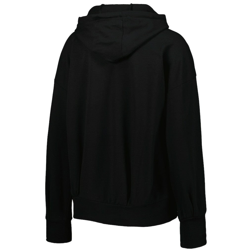New Orleans Saints MSX by Michael Strahan Women's Emerson Lightweight Full-Zip Hoodie Black