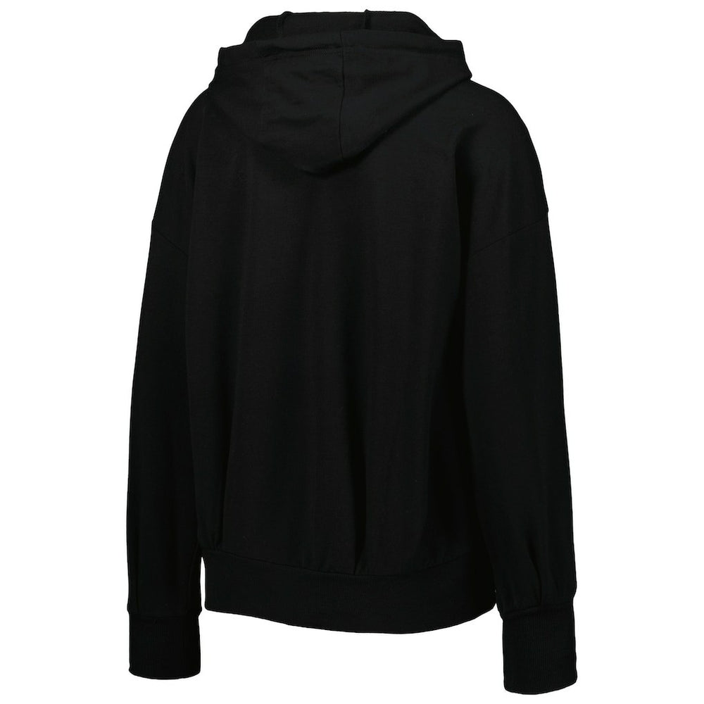 New Orleans Saints MSX by Michael Strahan Women's Emerson Lightweight Full-Zip Hoodie Black