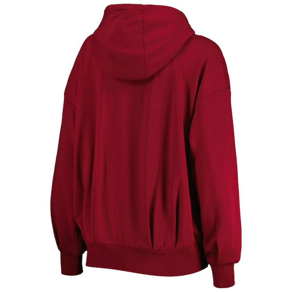 Washington Commanders MSX by Michael Strahan Women's Emerson Lightweight Full-Zip Hoodie Burgundy