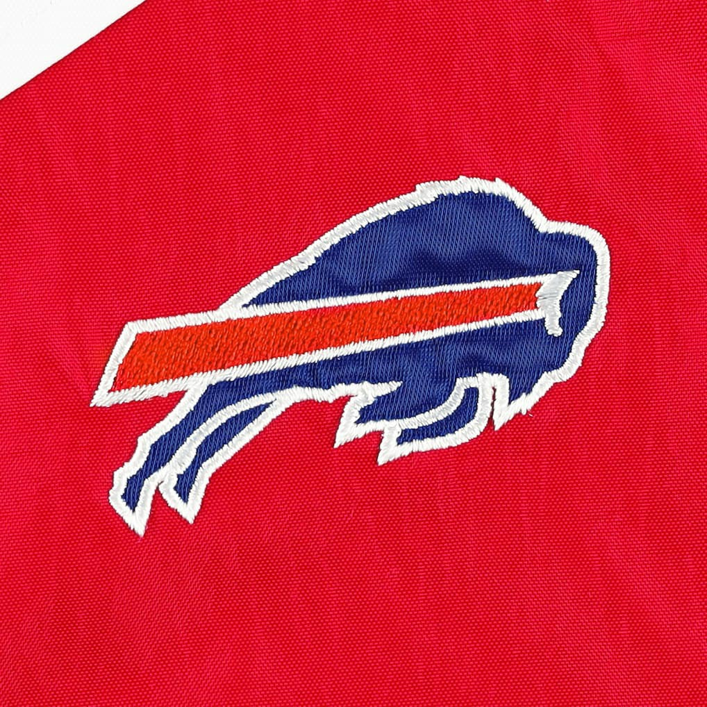 Buffalo Bills Tommy Hilfiger Women's Staci Half-Zip Hoodie Windbreaker Jacket White/Red