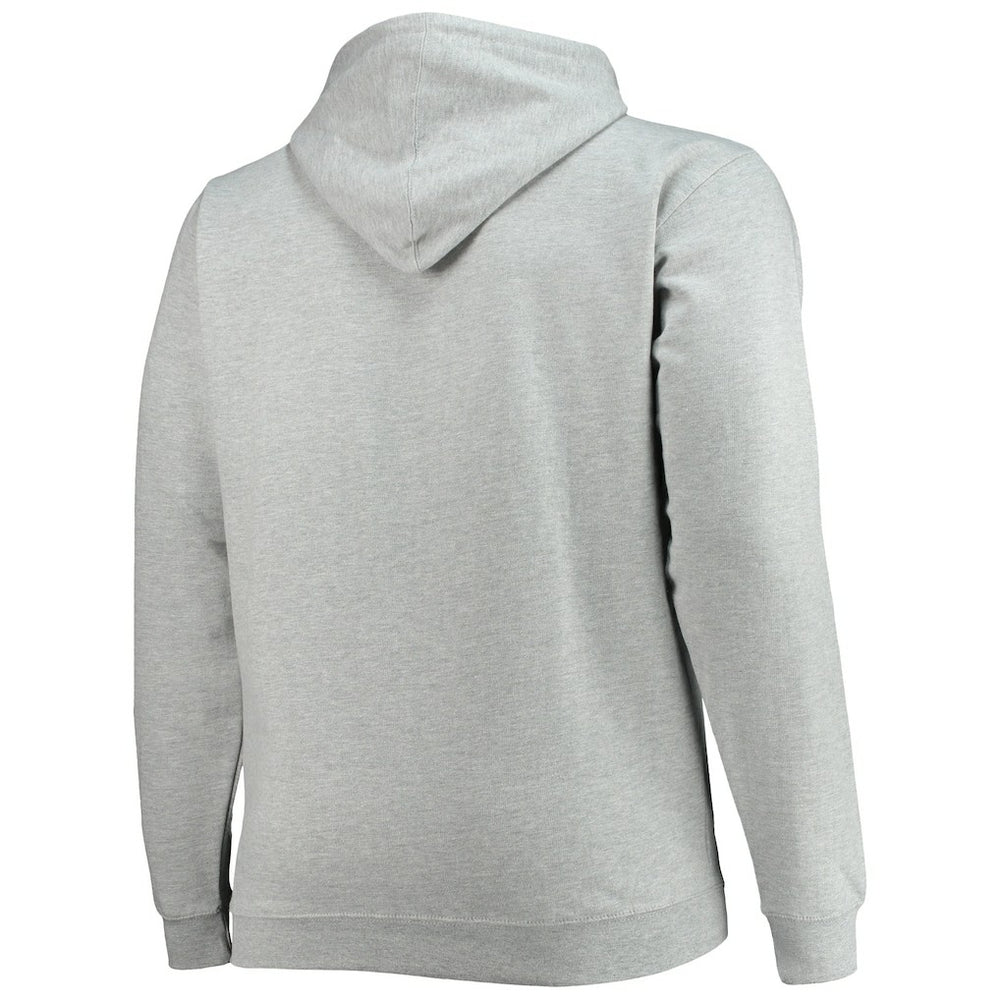 Atlanta Hawks Big & Tall Heart & Soul Pullover Hoodie Heathered Gray