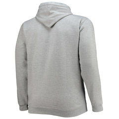 Miami Heat Big & Tall Heart & Soul Pullover Hoodie Heathered Gray