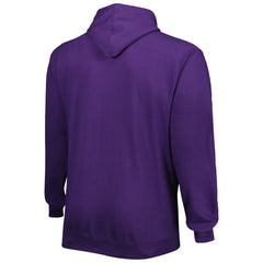 Los Angeles Lakers Big & Tall Heart & Soul Pullover Hoodie Purple