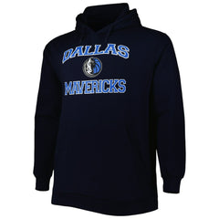 Dallas Mavericks Big & Tall Heart & Soul Pullover Hoodie Navy