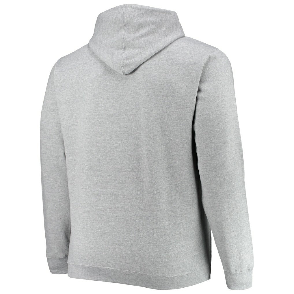 Brooklyn Nets Big & Tall Heart & Soul Pullover Hoodie Heathered Gray