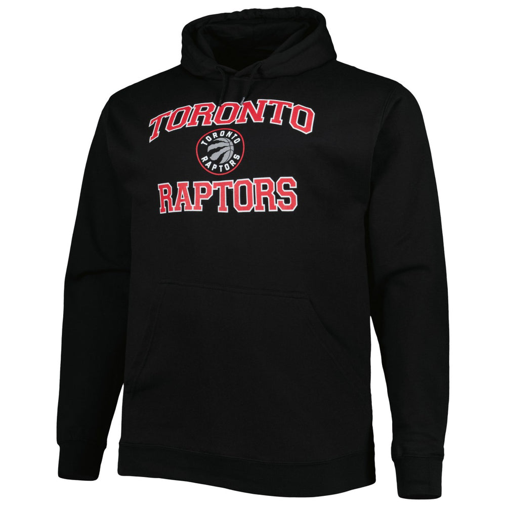 Toronto Raptors Big & Tall Heart & Soul Pullover Hoodie Black