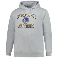 Golden State Warriors Big & Tall Heart & Soul Pullover Hoodie Heathered Gray