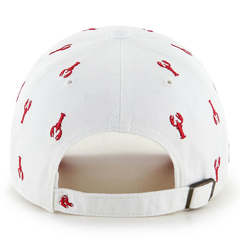 Boston Red Sox '47 Women's Clean Up Adjustable Hat - White - 47 brand Online