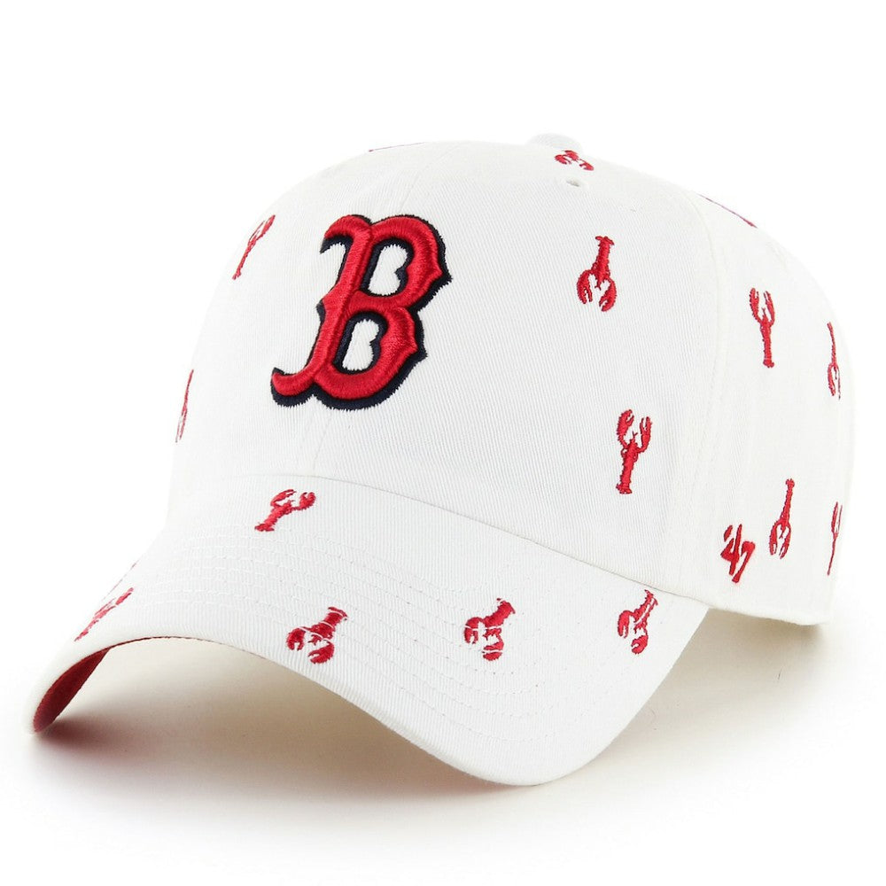 Boston Red Sox '47 Women's Clean Up Adjustable Hat - White - 47 brand Online