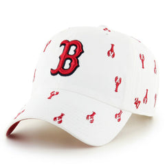 Boston Red Sox '47 Women's Clean Up Adjustable Hat - White - 47 brand Online