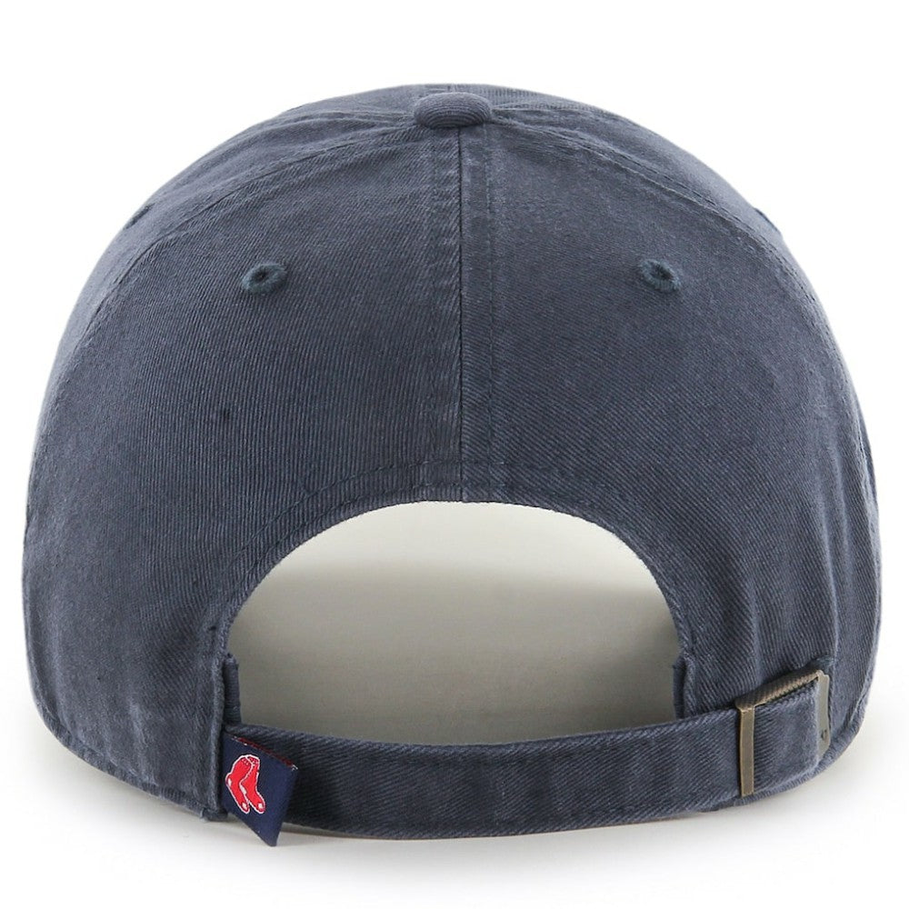 Boston Red Sox '47 Youth Logo Clean Up Adjustable Hat - Navy - 47 brand Discount