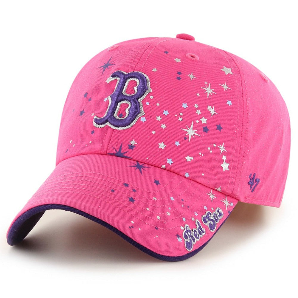 Boston Red Sox '47 Youth Stardust Clean Up Adjustable Hat - Pink - 47 brand Discount