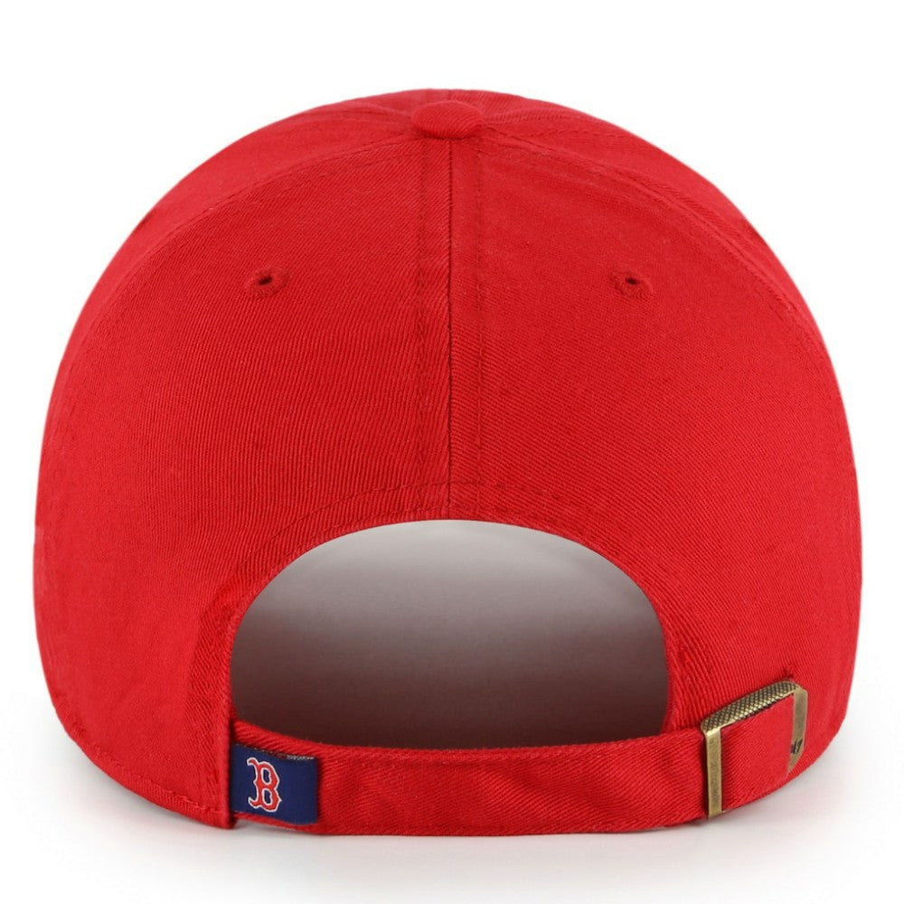 Boston Red Sox '47 Youth Clean Up Adjustable Hat - Red - 47 brand Lifestyle