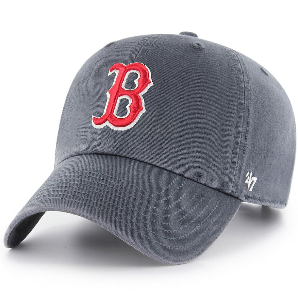 Boston Red Sox '47 Youth Vintage Clean Up Adjustable Hat - Navy - 47 brand Lifestyle