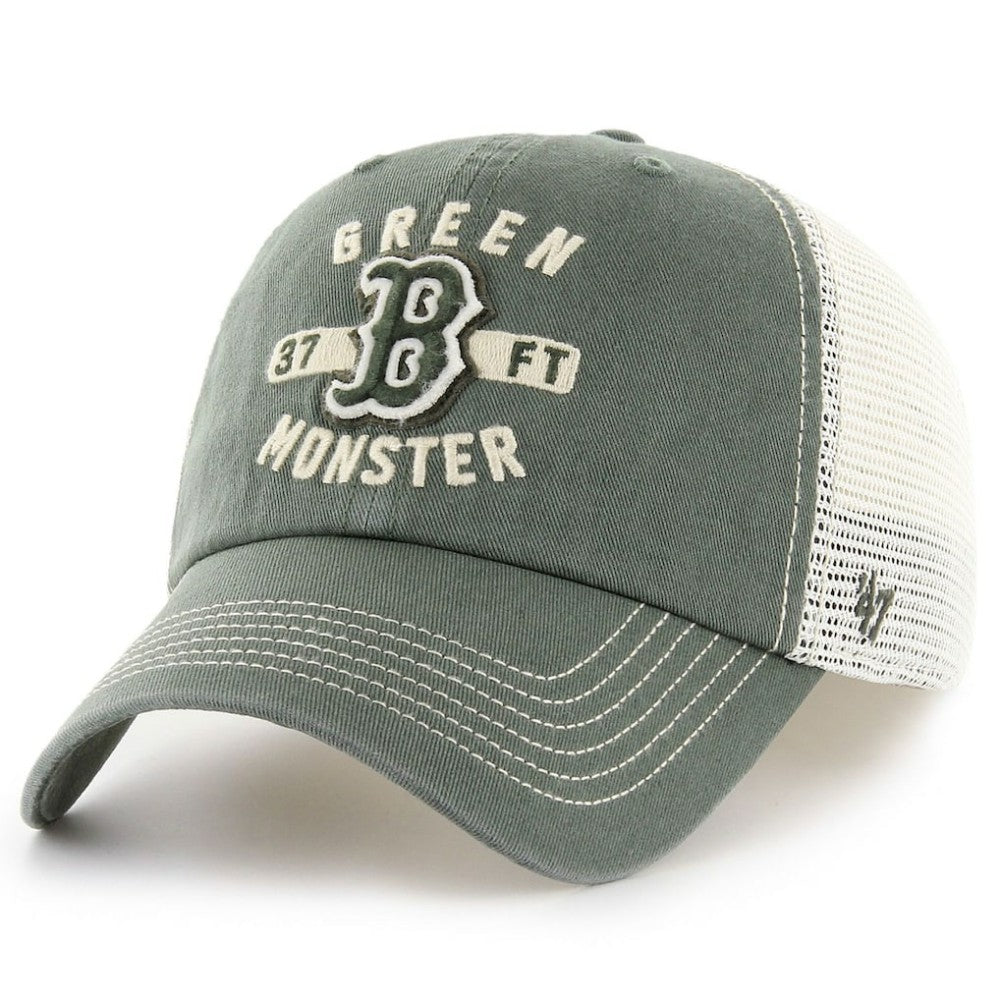 Boston Red Sox '47 Green Monster Trucker Flex Hat - Green - 47 brand Discount