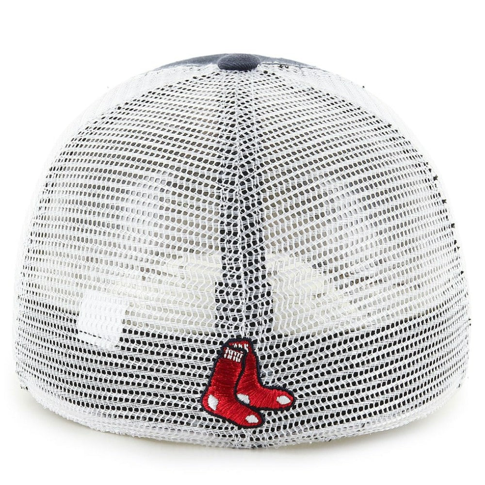 Boston Red Sox '47 Blue Mountain Trucker Flex Hat - Navy - 47 brand Lifestyle