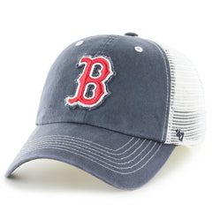 Boston Red Sox '47 Blue Mountain Trucker Flex Hat - Navy - 47 brand Lifestyle