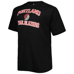 Portland Trail Blazers Big & Tall Heart & Soul T-Shirt Black