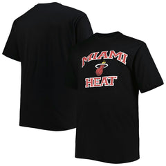 Miami Heat Big & Tall Heart & Soul T-Shirt Black