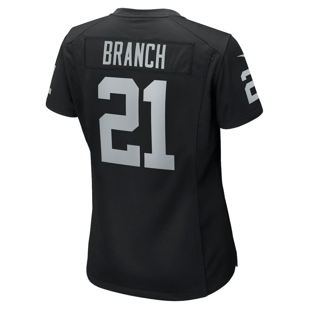 Nike Cliff Branch Las Vegas Raiders Women's Retired Player Game Jersey Black