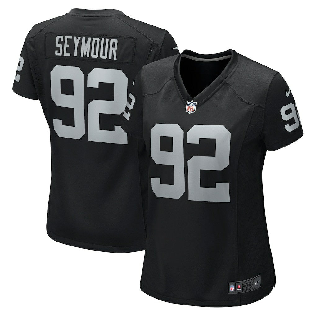 Nike Richard Seymour Las Vegas Raiders Women's Retired Player Game Jersey Black