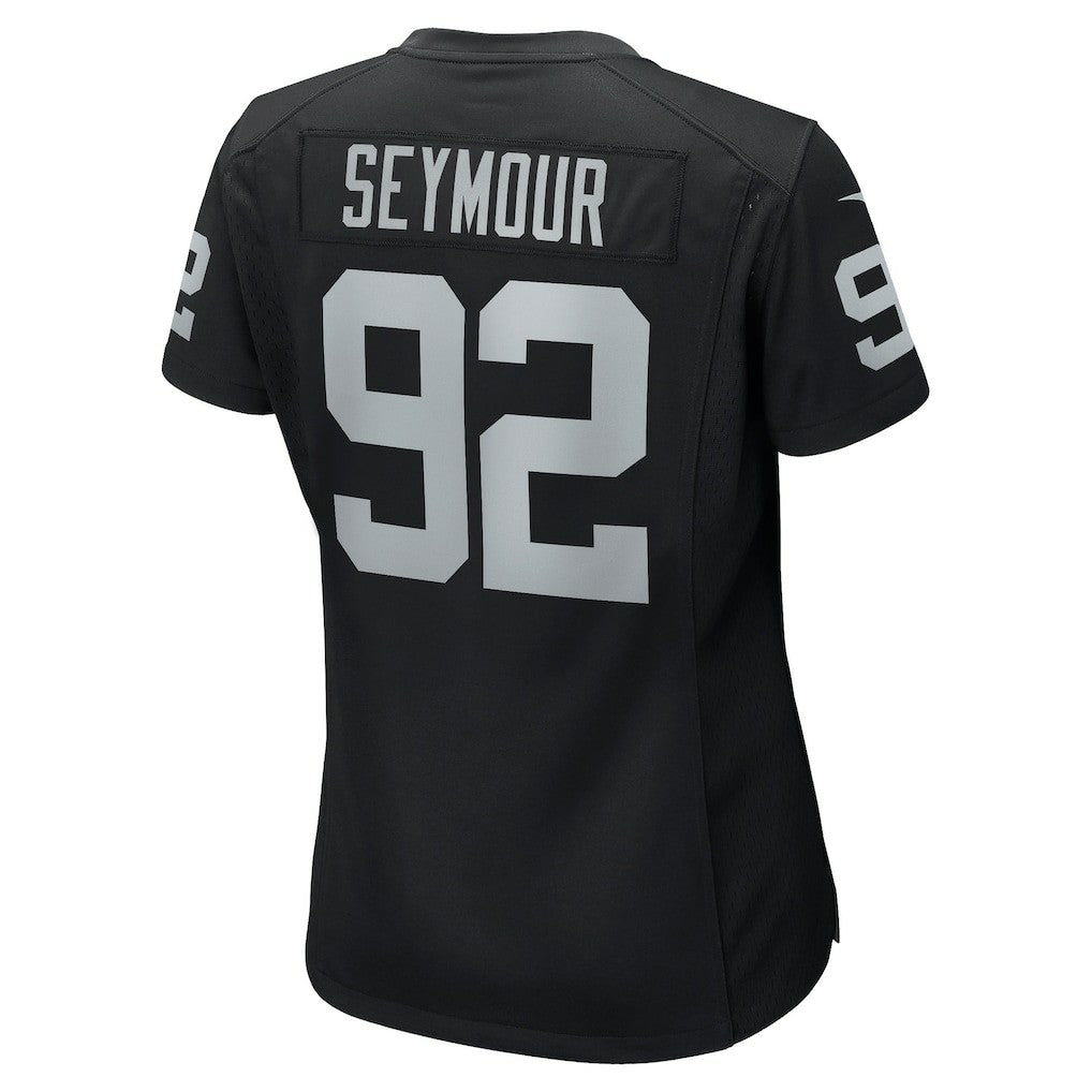Nike Richard Seymour Las Vegas Raiders Women's Retired Player Game Jersey Black