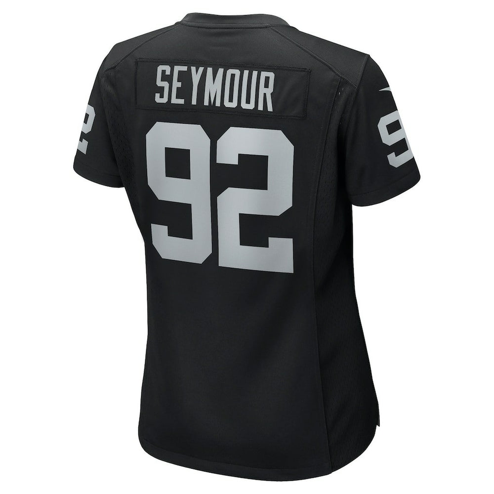 Nike Richard Seymour Las Vegas Raiders Women's Retired Player Game Jersey Black