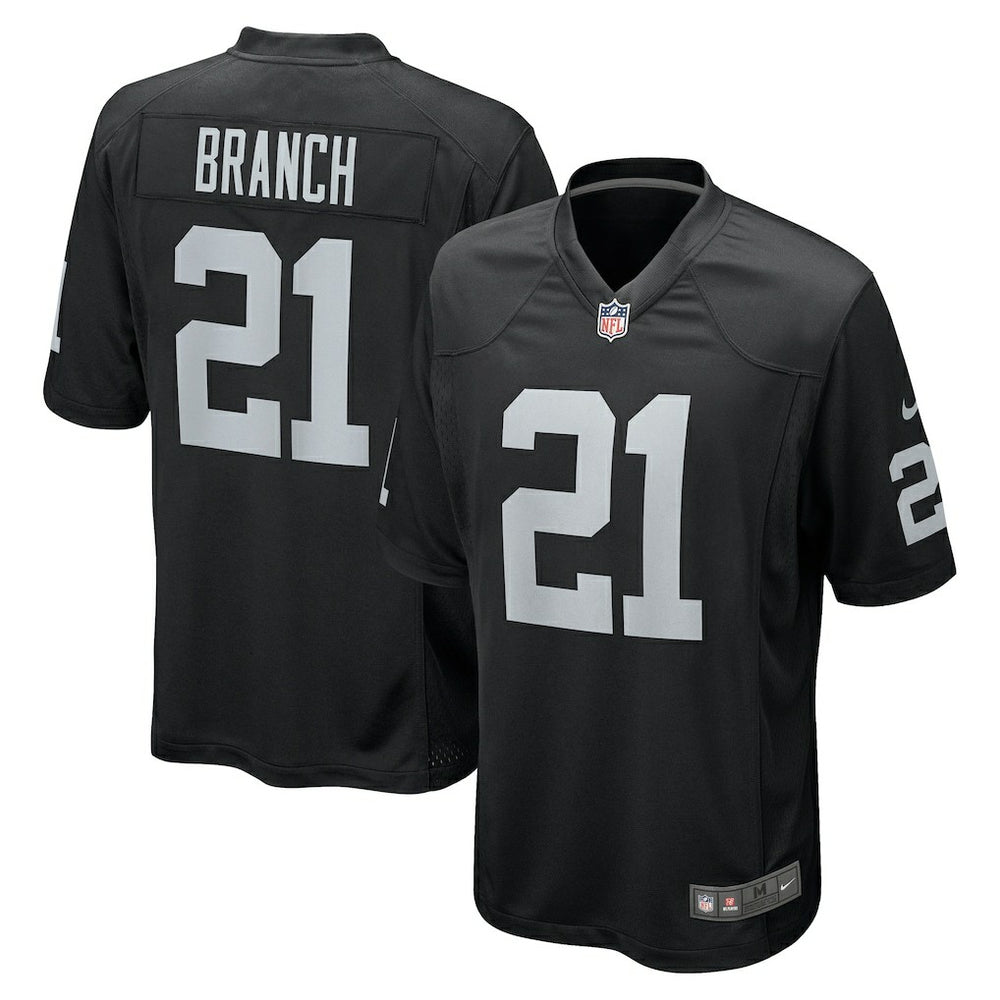 Nike Cliff Branch Las Vegas Raiders Retired Player Game Jersey Black