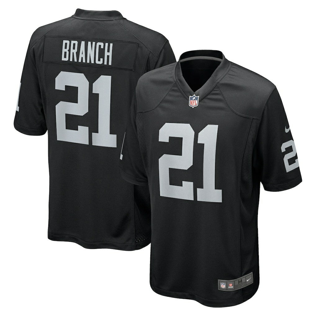 Nike Cliff Branch Las Vegas Raiders Retired Player Game Jersey Black