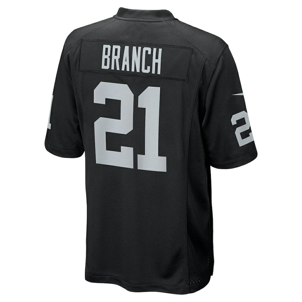 Nike Cliff Branch Las Vegas Raiders Retired Player Game Jersey Black