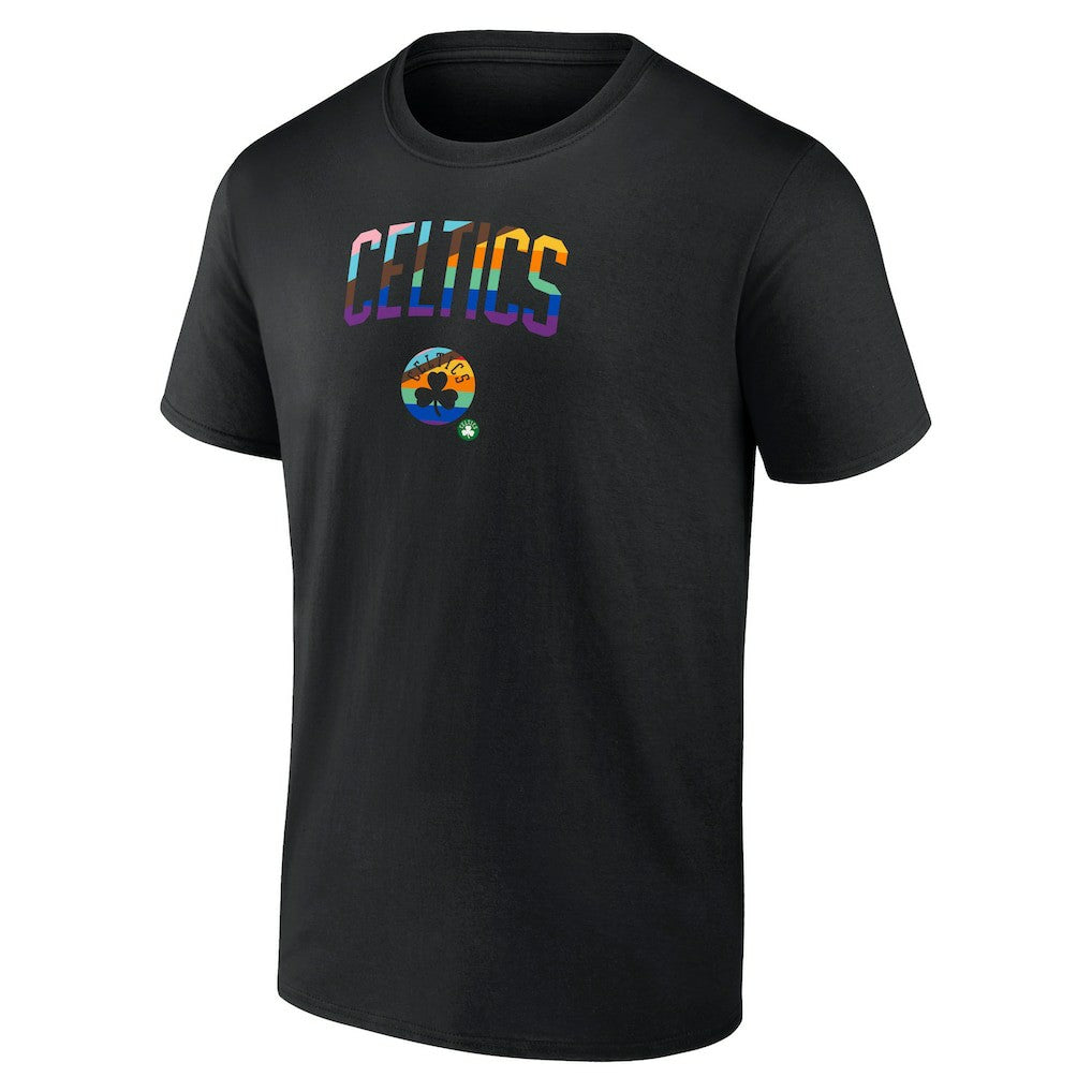 Boston Celtics Logo Pride T-Shirt Black