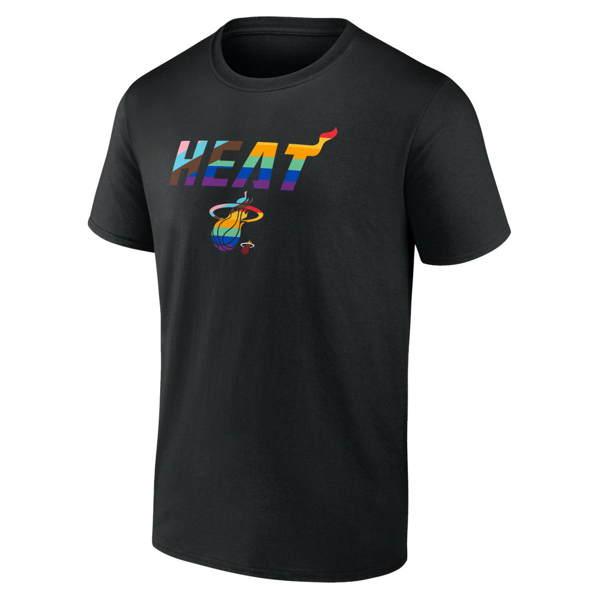 Miami Heat Logo Pride T-Shirt Black