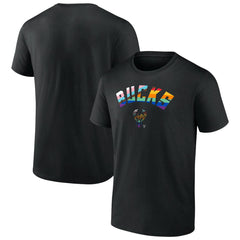 Milwaukee Bucks Pride T-Shirt Black