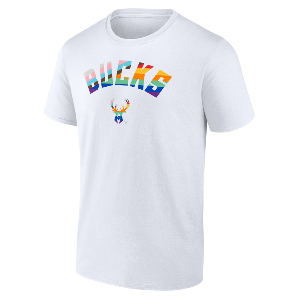 Milwaukee Bucks Pride T-Shirt White
