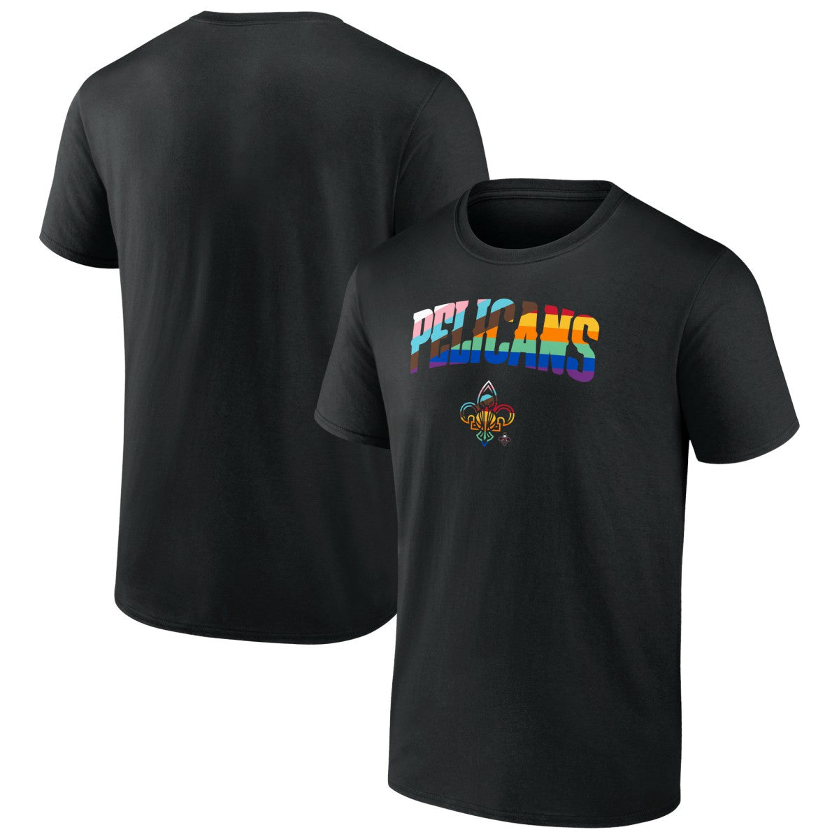 New Orleans Pelicans Logo Pride T-Shirt Black