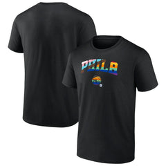 Philadelphia 76ers Pride T-Shirt Black
