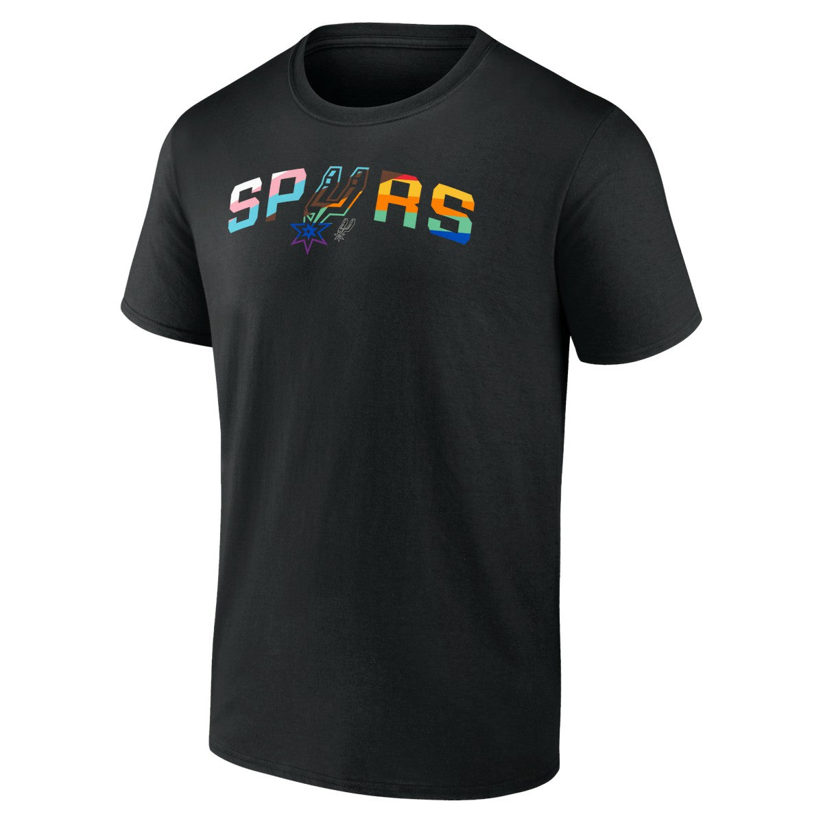 San Antonio Spurs Pride T-Shirt Black